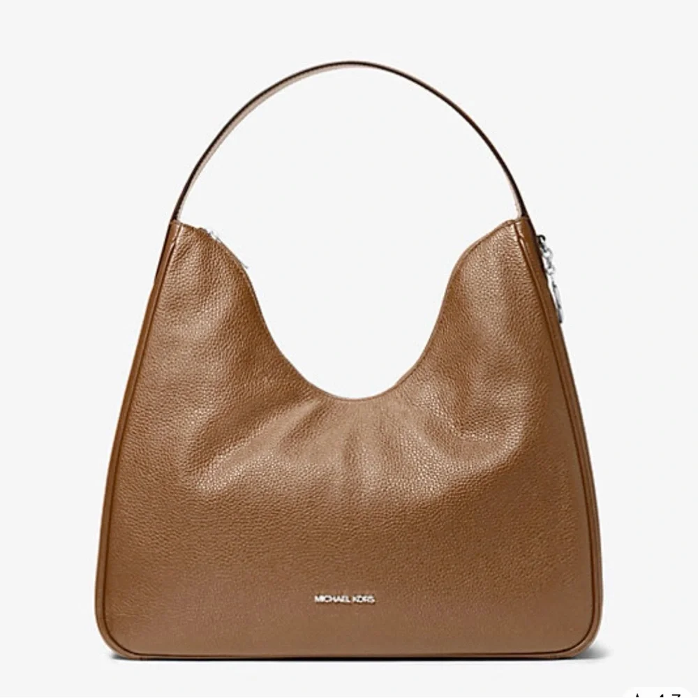 Michael Kors Nayla Medium Pebbled Leather Hobo Shoulder Bag. Brand New.